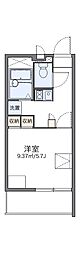 レオパレスストーリア 1Kの間取図画像