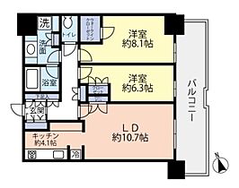 ザ・レジデンス一番町1008  ｜ 宮城県仙台市青葉区一番町 1丁目9-2（賃貸マンション2LDK・10階・71.54㎡） その2