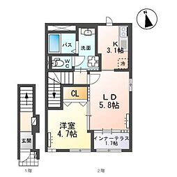 メゾン・ド・アンソレイユ 2階