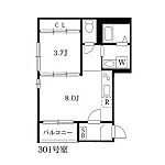 名古屋市北区大杉町４丁目 3階建 築6年のイメージ