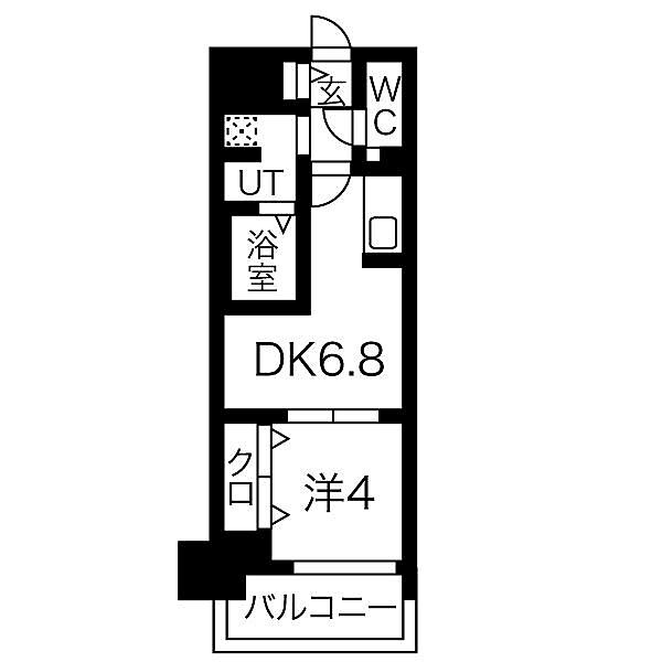 愛知県名古屋市中区丸の内３丁目(賃貸マンション1DK・7階・29.70㎡)の写真 その2