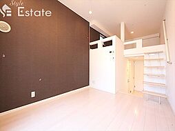 アップルハイム 206 2階1Kのリビング/ダイニング