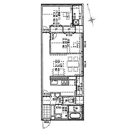 名古屋市営桜通線 丸の内駅 徒歩8分の賃貸マンション 2階2LDKの間取り