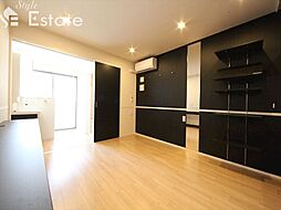 ソルチ歌里 202 2階ワンルームのリビング/ダイニング