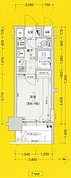 名古屋市営名城線 久屋大通駅 徒歩7分の賃貸マンション 8階1Kの間取り