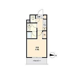 CAVANA新栄 9階1Kの間取り