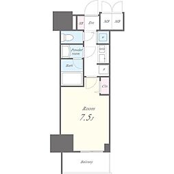 名古屋市営桜通線 丸の内駅 徒歩1分の賃貸マンション 3階1Kの間取り
