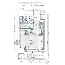 名古屋市営桜通線 高岳駅 徒歩7分の賃貸マンション 11階1Kの間取り