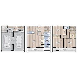 COSMO TERRACE 3LDKの間取り