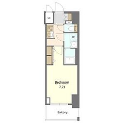 S-RESIDENCE庄内通駅前curere(クラーレ) 1Kの間取図画像