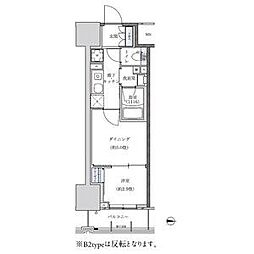 名古屋市営東山線 新栄町駅 徒歩8分の賃貸マンション 9階1DKの間取り