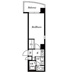 アスティ千種 5階1Kの間取り