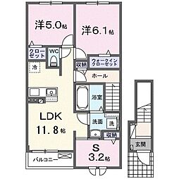 間取図画像 3LDK