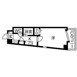 間取図画像 1K