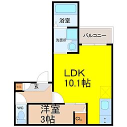 間取図画像 1LDK