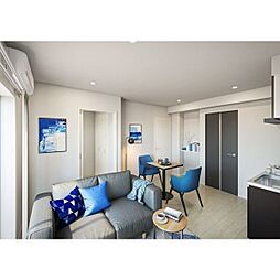 名古屋市営名城線 志賀本通駅 徒歩4分の賃貸アパート 3階1LDKのリビング/ダイニング