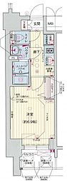 プレサンス広小路通葵 1Kの間取図画像