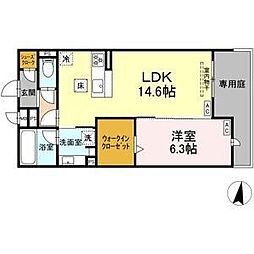 Century Grove 守山 1LDKの間取図画像