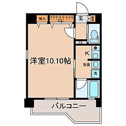 サンステート大曽根 1Kの間取図画像