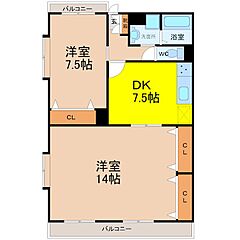 物件の間取り