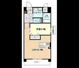 アステールK 1LDKの間取図画像