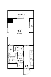 KAYAAOI 1Kの間取図画像