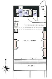 逗子ニューライフ ワンルームの間取図画像