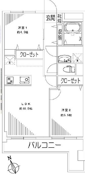 間取りを拡大表示