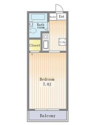 間取図画像 ワンルーム