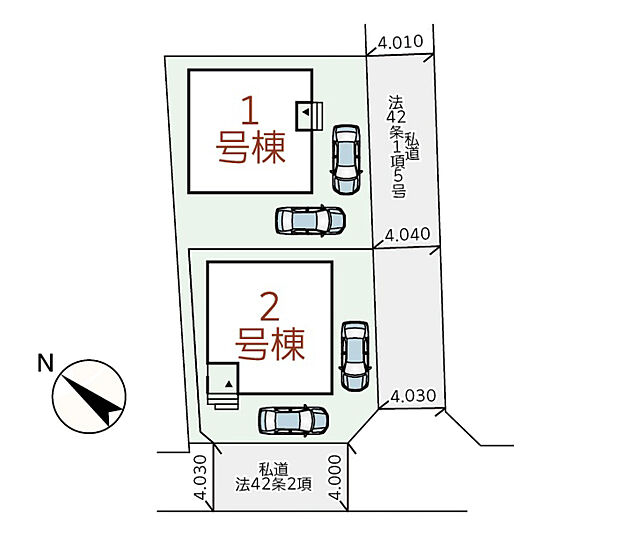 配置図（1号棟）