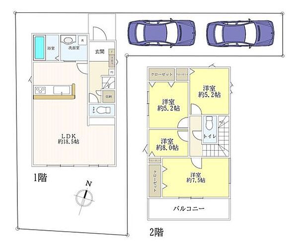 建物プラン例（間取り図）