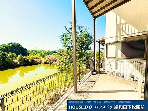眺望の良いお庭♪朝日もしっかり入る為、目覚めの良い1日をスタートできそうです♪