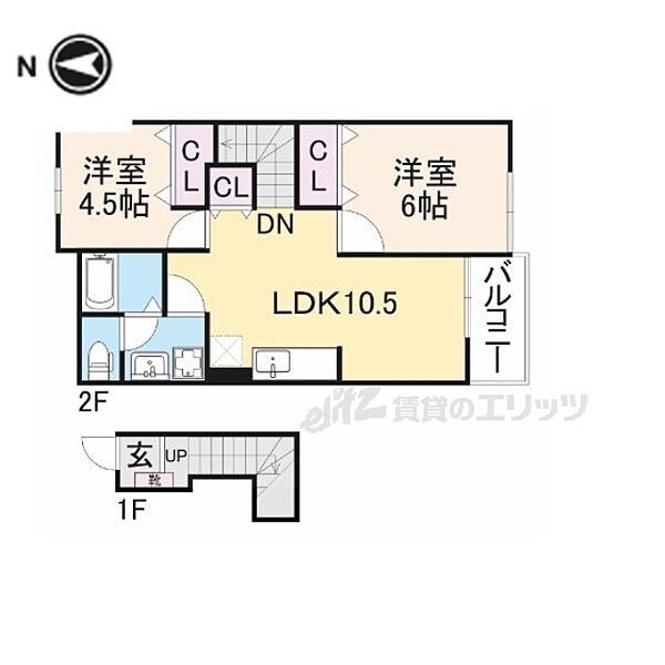 同じ建物の物件間取り写真 - ID:226064407421