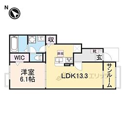 間取図画像 1LDK