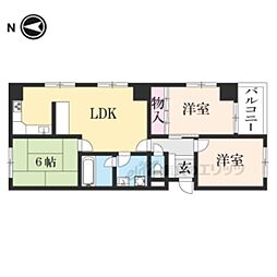 AGSoleil福知山 3LDKの間取図画像