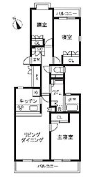 都営三田線 白山駅 徒歩6分の賃貸マンション 3階3LDKの間取り