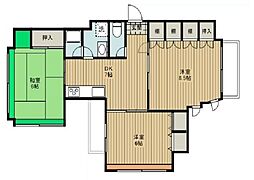JR山手線 田端駅 徒歩4分の賃貸マンション 3階3LDKの間取り