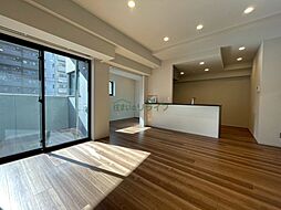 JR山手線 田端駅 徒歩11分の賃貸マンション 4階2LDKのリビング/ダイニング