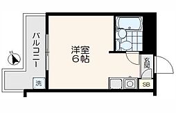 西武豊島線 豊島園駅 徒歩7分の賃貸マンション 1階1Kの間取り