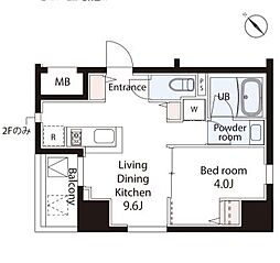 東京メトロ南北線 西ケ原駅 徒歩6分の賃貸マンション 3階1LDKの間取り