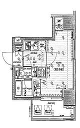 東京メトロ丸ノ内線 池袋駅 徒歩6分の賃貸マンション 9階1Kの間取り