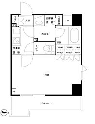 東京メトロ丸ノ内線 池袋駅 徒歩12分の賃貸マンション 3階1Kの間取り