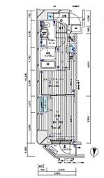 メインステージ板橋WEST 6階1DKの間取り