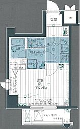 西武豊島線 豊島園駅 徒歩1分の賃貸マンション 5階1Kの間取り