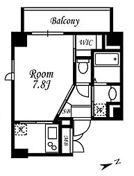 東京メトロ有楽町線 東池袋駅 徒歩2分の賃貸マンション 2階1Kの間取り
