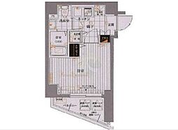 西武池袋線 椎名町駅 徒歩1分の賃貸マンション 3階1Kの間取り