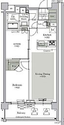 都営三田線 西巣鴨駅 徒歩9分の賃貸マンション 7階1SLDKの間取り
