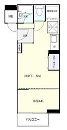 ライオンズマンション池袋 1DKの間取図画像