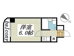 メゾン・ド・南大塚 1Kの間取図画像