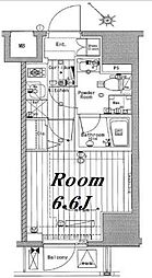 メイクスデザイン池袋 1Kの間取図画像